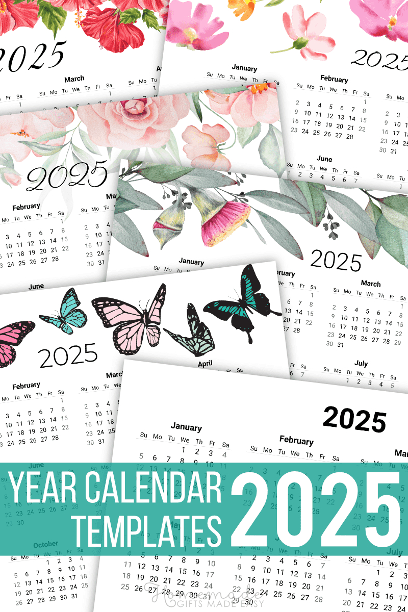 May 2025 Calendar Printable Homemade Gifts Made Easy