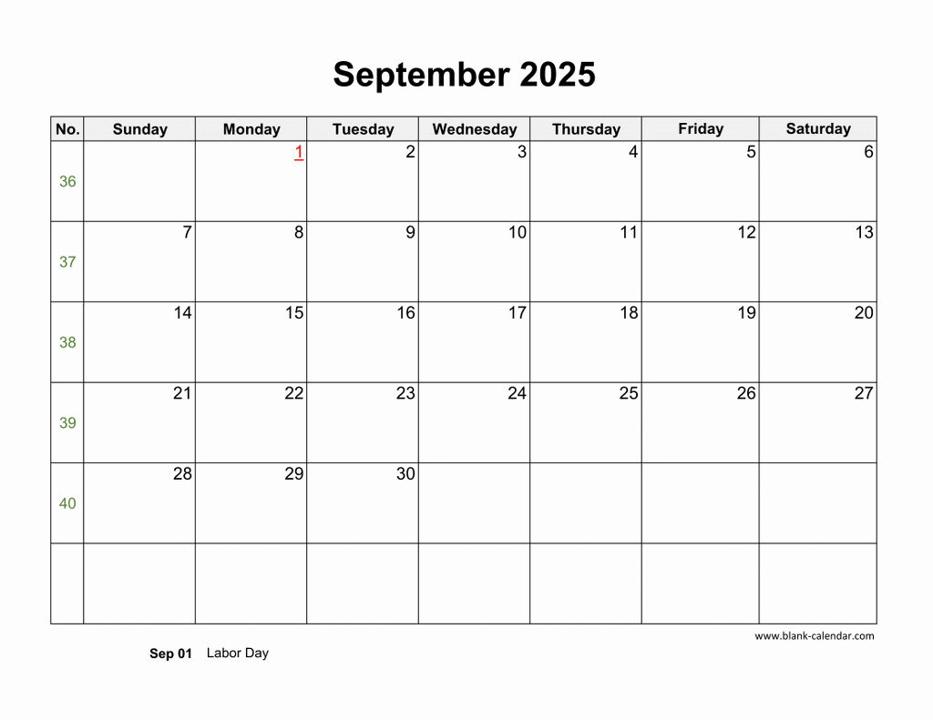 May 2025 Calendar Blank