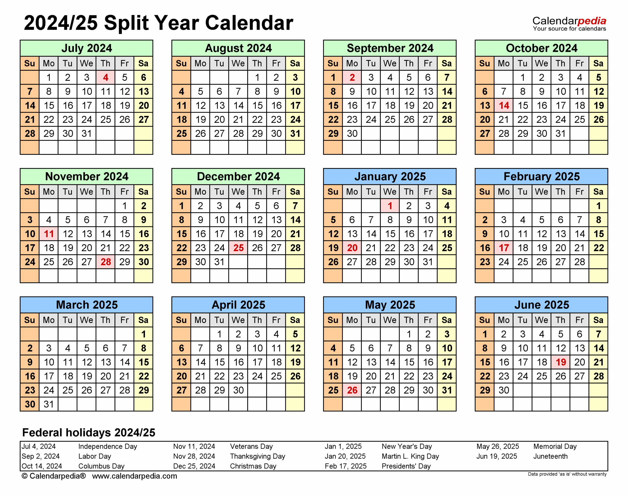 Calendar 2025 July August Cameron Rose