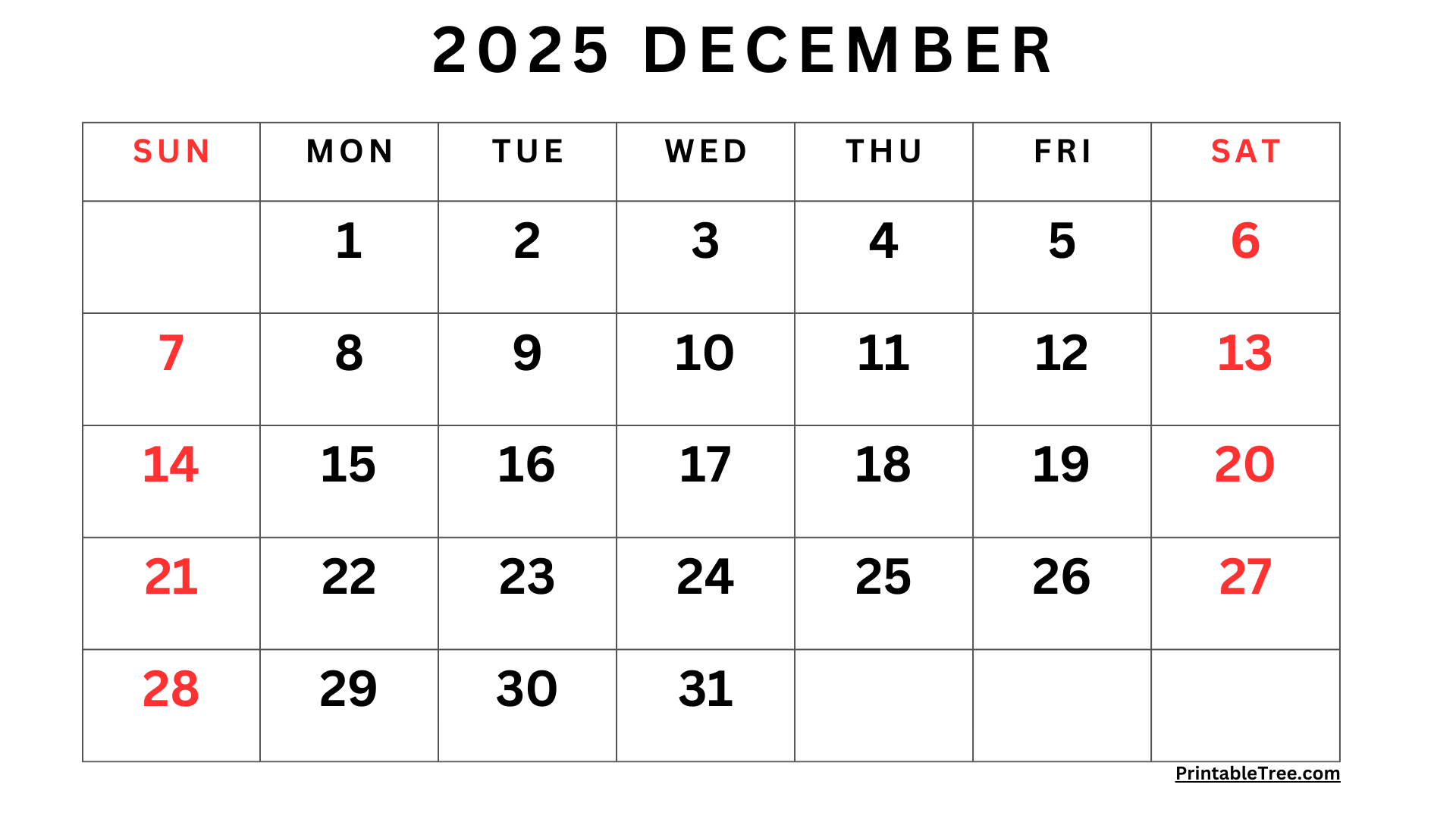May 2025 Monthly Calendar Printable