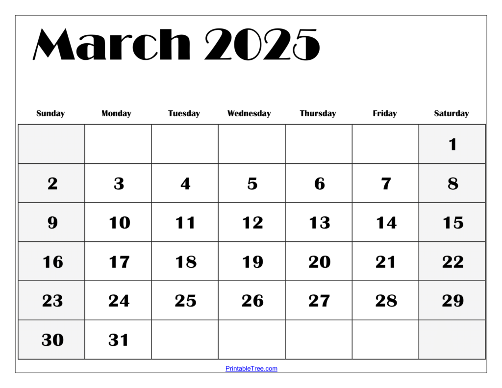 March 2025 Sports Calendar Elijah Rowland